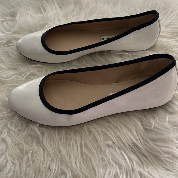 Karl Lagerfeld fat white doll shoes 37M size 7 - Picture 2 of 7